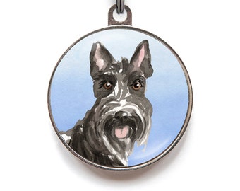 Scottie Dog Tag, Custom Pet Tag For Scottish Terrier Gift