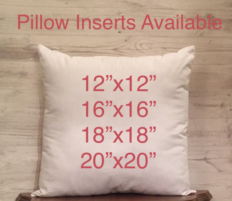 Pillow Inserts Pillow Forms 12x12 16x16 18x18 20x20 Etsy