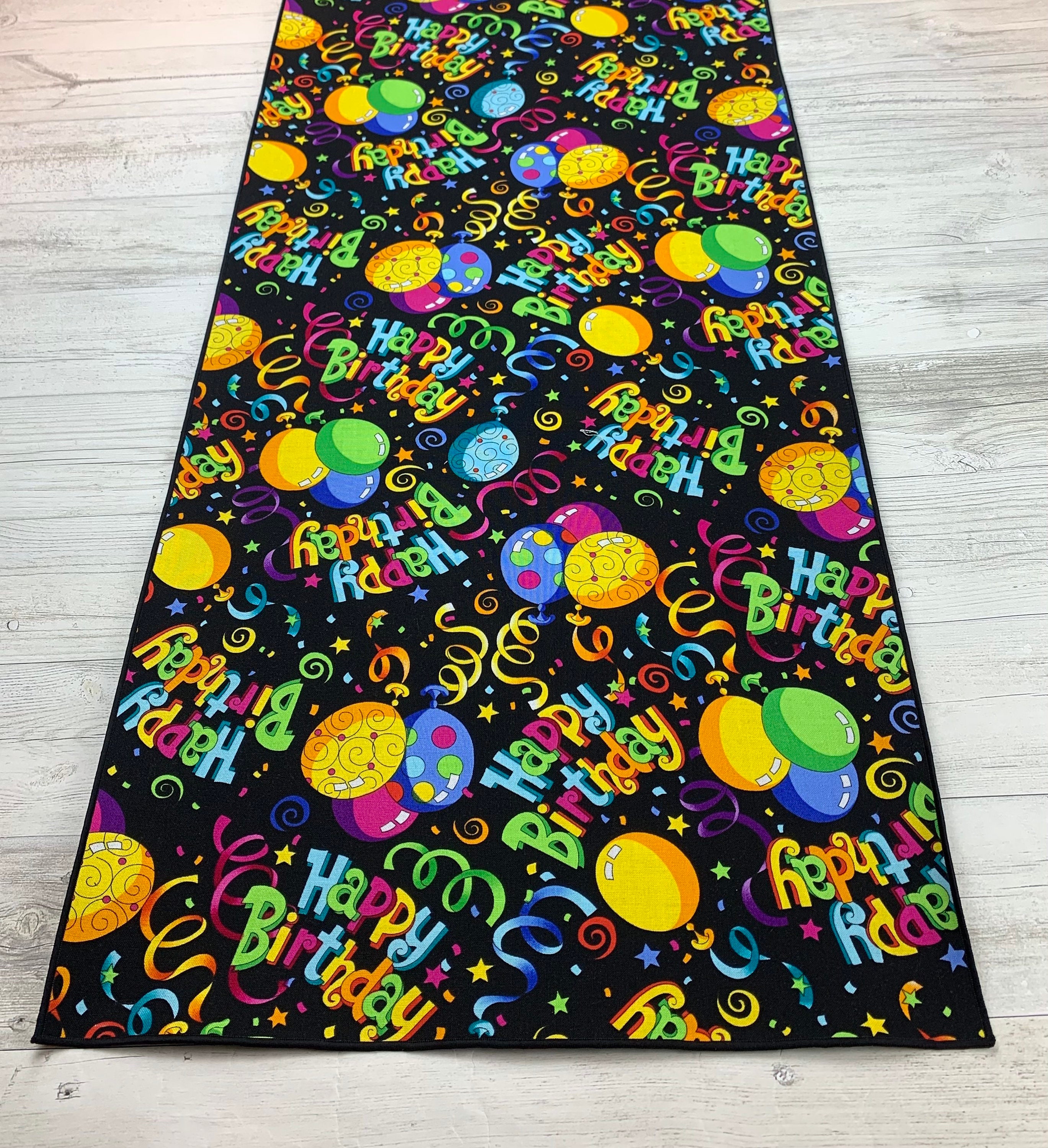 Birthday Party Table Runner Birthday Party Table Decor Unisex Birthday Theme 40th Birthday Decorations