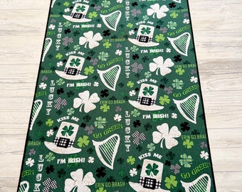 St. Patricks Decor, St. Patricks Table Runner, Birthday Gift, St. Patricks Day Table Decor, St. Patricks Table Runner, Irish Decor