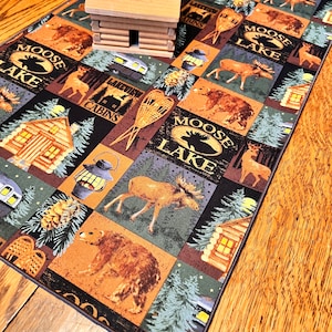 Log Cabin Decor, Rustic Home Decor, Woodland Decor, Outdoorsy Decor, Lodge Decor, Nature Table Runner