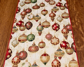 Christmas Table Runner, Elegant Christmas Table Decor, Holiday Table Runner, Gift forHer