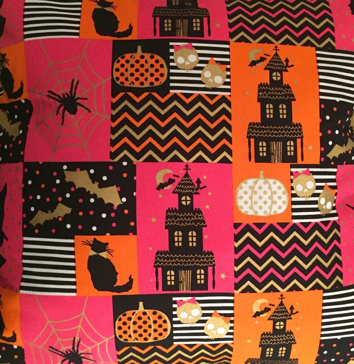 Halloween Pillow Cover Pumpkin Pillow Halloween Decor Etsy