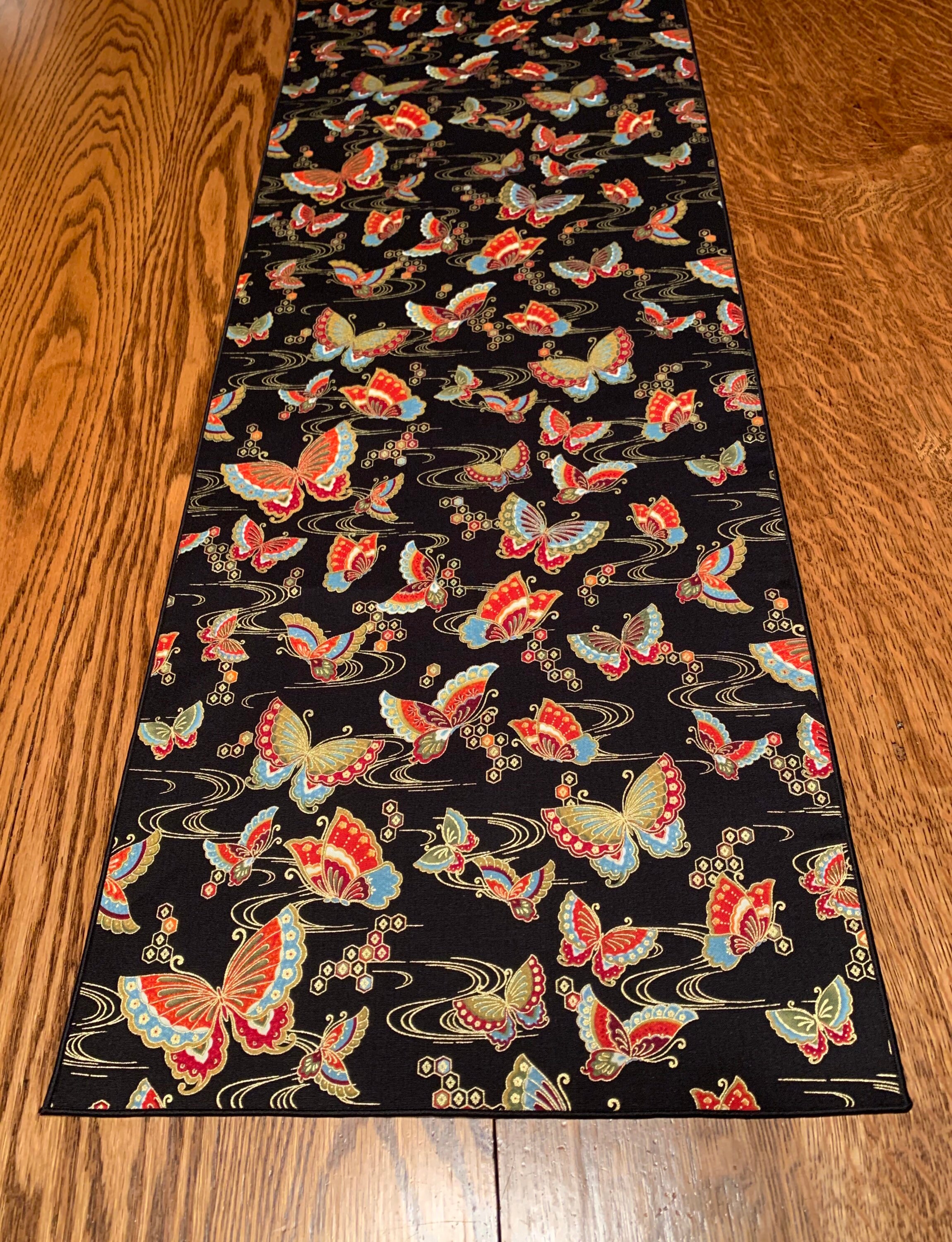 Asian Table Runner Oriental Table Runner Oriental Decor Etsy