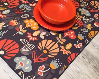 Summer Table Runner, Orange Table Runner, Runner Summer, Coral Table Decor, Table Runner for Fiesta Ware