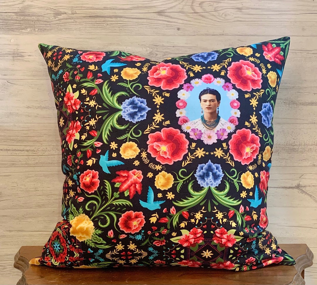 Spanish Decor Spanish Pillow Cover Folk Art Mexican Home Etsy