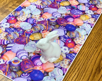 Easter Table Runner, Colorful Easter Table Runner, Easter Egg Decor, Spring Table Runner