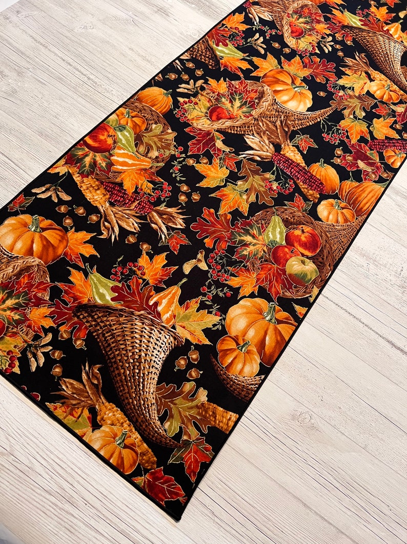 Autumn Table Runner Thanksgiving Table Runner Fall Table Etsy