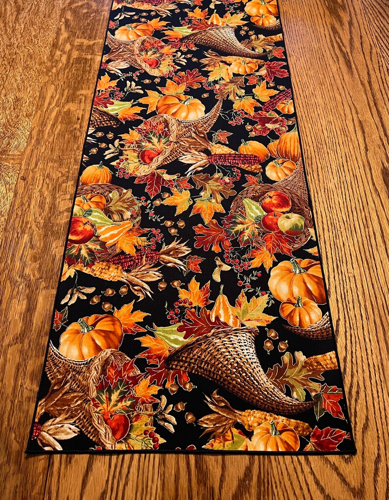 Autumn Table Runner Thanksgiving Table Runner Fall Table Etsy