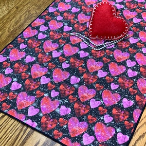 Valentines Runner, Valentines Table Runner, Bougie, Bling Decor, Valentines Table Runner image 5