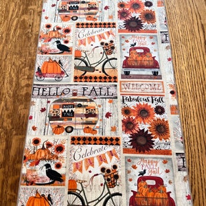 Fall Table Runner, Country Table Runner, Autumn Table Runner, Country Decor, RV Decor, Camper Decor