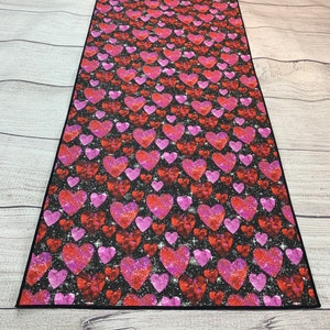 Valentines Runner, Valentines Table Runner, Bougie, Bling Decor, Valentines Table Runner image 2