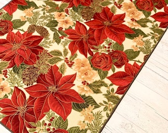 Hollow Out Table Runner with Poinsettia Flowers 70 x 15 Inch Christmas Poinsettia Table Runner for Table Decorations Aytai Embroided Table Runners Christmas Table Runners Hollow Out Table Runner with Poinsettia Flowers 70 x 15 Inch Christmas Poinsettia Table Runner for Table Decorations Aytai Embroided Table Runners Christmas Table Runners