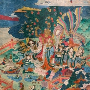 Maya Devi Tibetan Thangka Painting