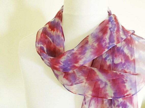Silk chiffon scarf uk deals