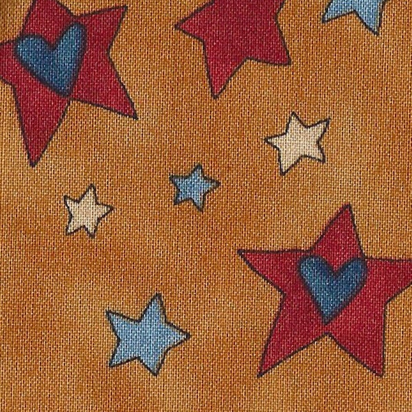 Winged Stars Quilt Fabric South Sea Imports Yankee Doodle Series 43724 Teresa Kogut Designer By the Fat Quarter