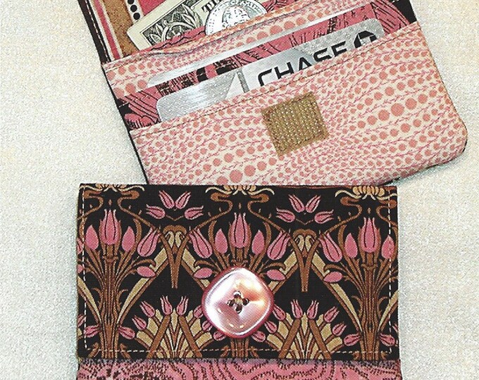 Wonder Wallet Sewing Pattern Designer Joan Hawley Lazy Girl Designs Etsy
