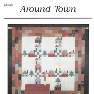 Village Around Town Thimbleberries Quilting Pattern 65&quot; x 65&quot;