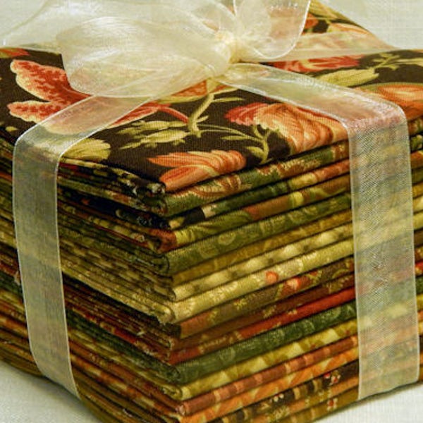 Purely Provence Andover Paquete de 18 piezas de suministro de costura Fat Quarter