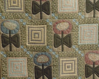 Flower Garden Quilt Pattern by Joined At The Hip