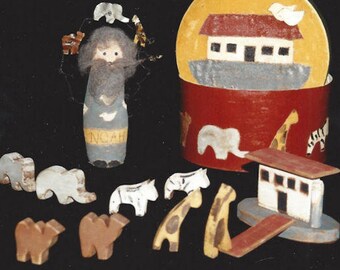 Noahs Ark Hickety Pickety Sewing Woodworking Painting Craft Pattern