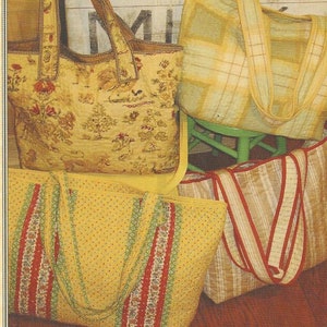 Tote Bag Sewing Pattern: Large & Small Fig Tree Quilts