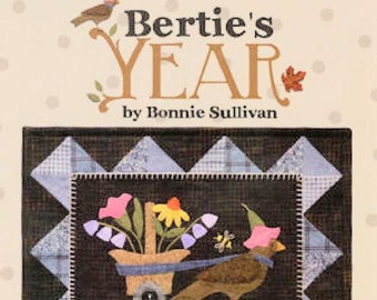 Berties Year May Wool Applique Sewing Pattern Designer Bonnie Sullivan All Through The Night ATN1325