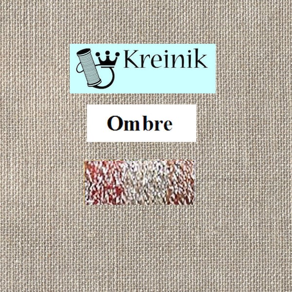 Kreinik Metallics - Ombre - Misty Scarlet 1400 - 16.5 Yards  - By the Spool