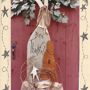 Rabbit Bee Skep Wood Craft Pattern: 48" Tall, Jodi Gadoury Design