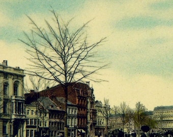 Vintage Postcard - Liege Belgium - Boulevard d'Avroy - 386