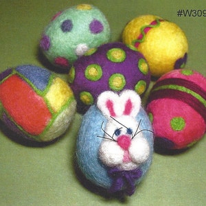Wisteria Edititions - Needle Felting Easter Egg Craft Pattern - Designer Mary Dolan