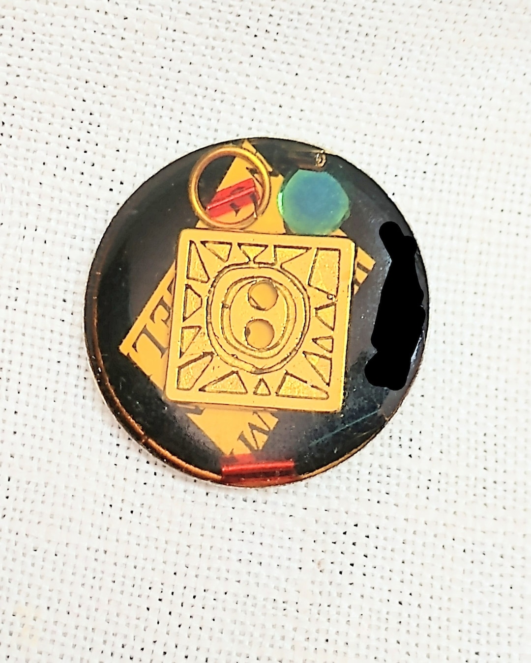Junque Button Sun 28mm 1-1/8