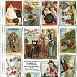 Sew Journal Thread Post Patch 24&quot; x 43&quot; Panel Riley Blake