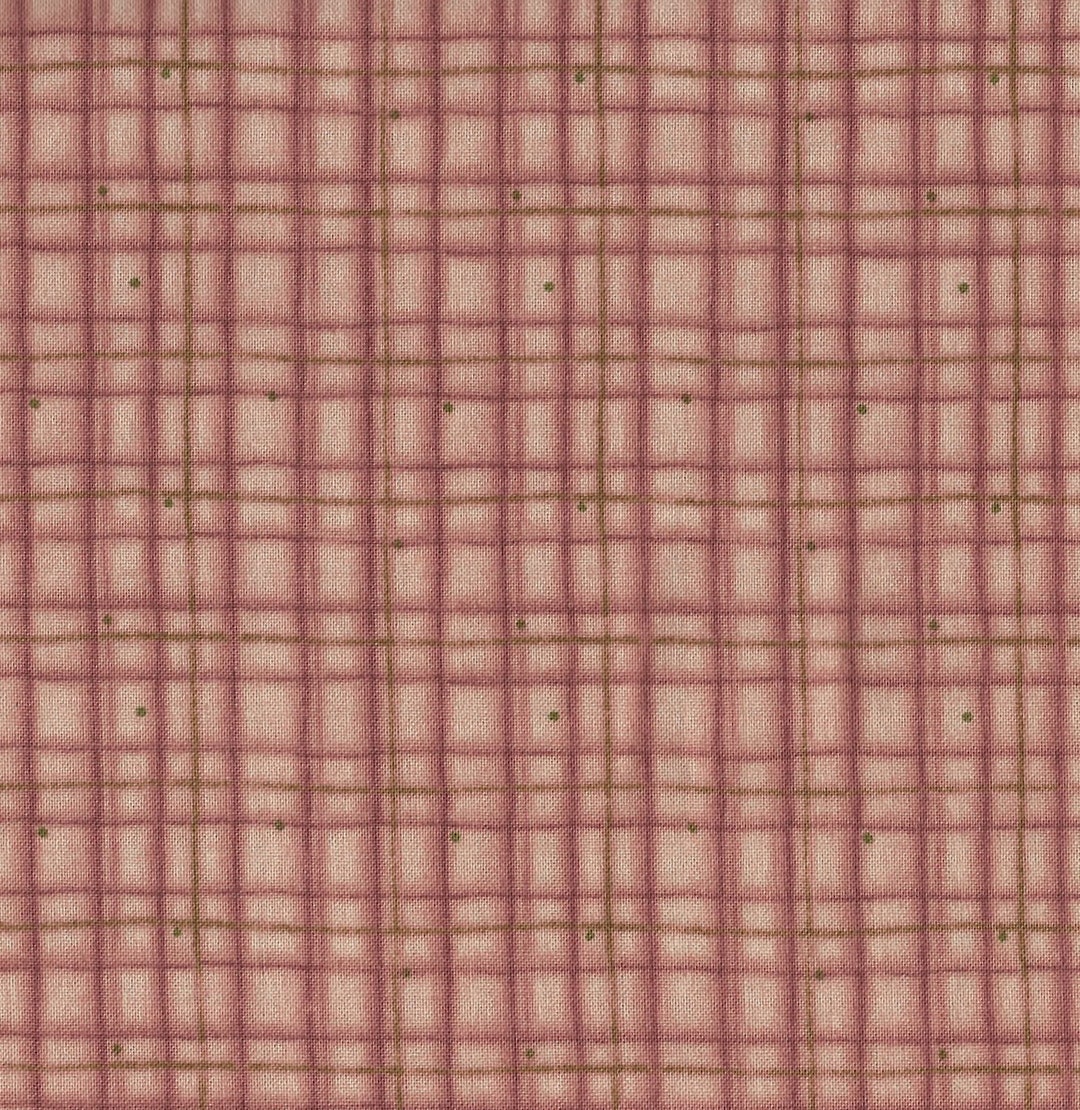 Red Plaid Red Rooster Quilt Fabric Designer Jacqueline Paton 100