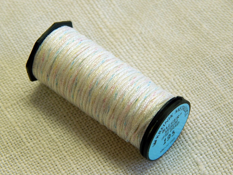 Medium #16 Braid Color 195 Sunburst Kreinik Balger Metallics 10 Meters By the Spool 11 Yards