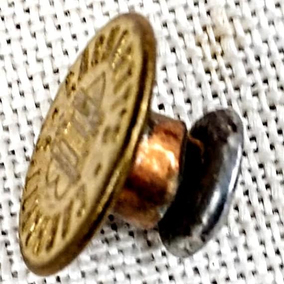 Carhartt's Trolley Heart Stud Button 16mm 5/8