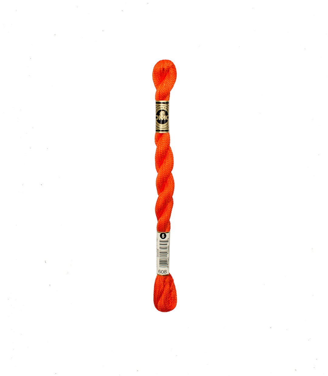 DMC Pearl Cotton Size 5, Bright Orange Embroidery Thread - Etsy