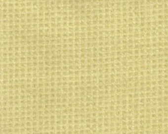 Very Pale Yellow Green Maywood Studio Woolies Flannel - Designer Bonnie Sullivan - Two and a Half Yards - F18123-G