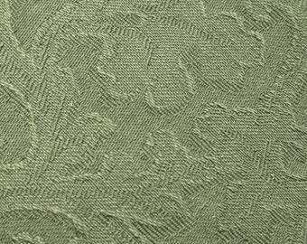 Olive Green Textured Moda Upholstery Fabric 100% Cotton 22" x 36" Sewing Supply