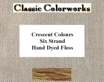 RIPPLE - Crescent Colours - Six Strand Embroidery Cross Stitch Floss - Hand-Dyed Cotton - Five Yard Skein