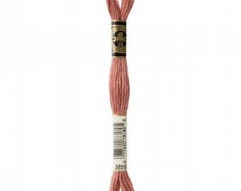 DMC 3859 Light Rosewood Six Strand Embroidery Floss 117 100% Cotton 8.7 Yards By the Skein