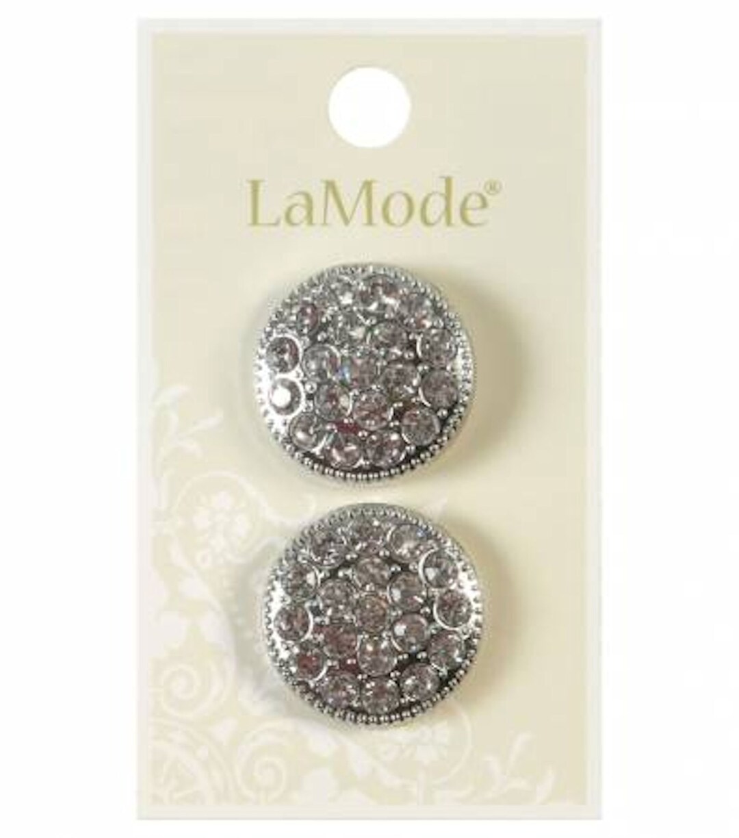 Rhinestone La Mode Buttons 7/8