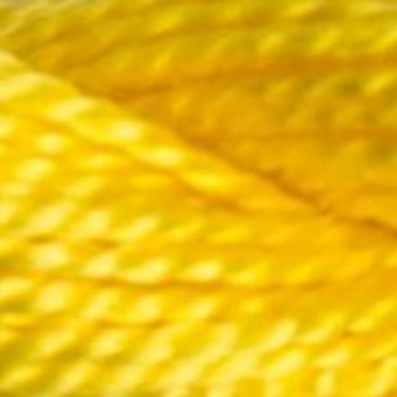 DMC Pearl Cotton 3 Bright Canary Yellow 973 15 Meters By the Skein