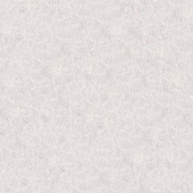 By the Sheet National Nonwovens 12 x 18 Antique White Wool Felt