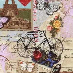 April in Paris Timeless Treasures Quilt Fabric 100% Cotton C2299 By the Yard