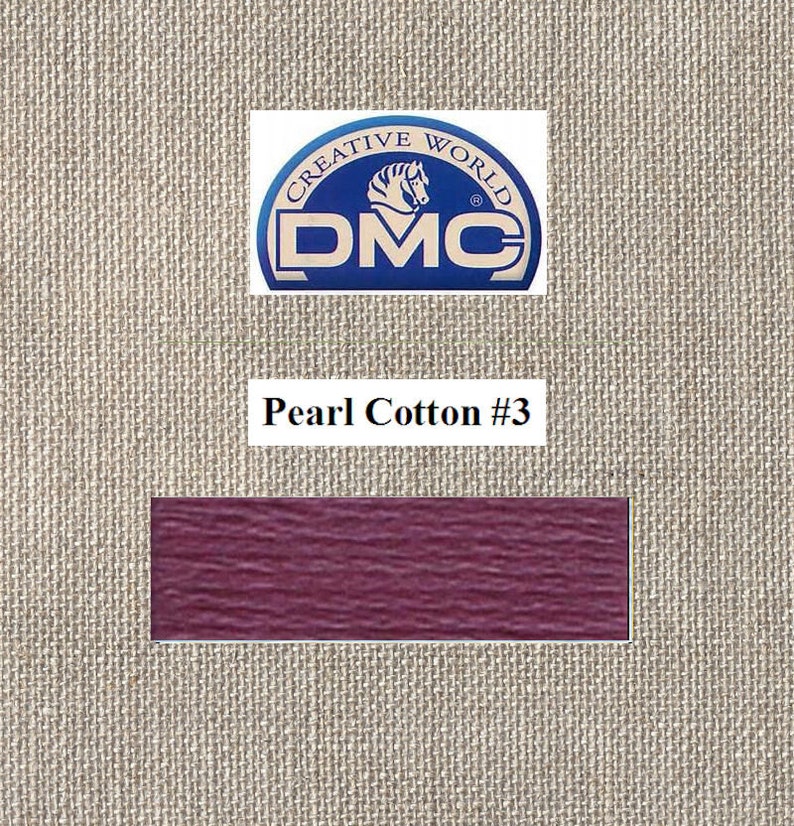 DMC Pearl 3 Medium Dark Antique Mauve 315-15 Meters By the Skein