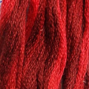 Ruby Slippers Hand-Dyed Embroidery Floss, Crescent Colours Cotton