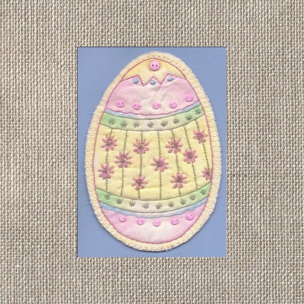 Chickadee Hollow Designs Pretty in Pink Heirloom Spring Ornament Preprinted Embroidery Pattern on Fabric