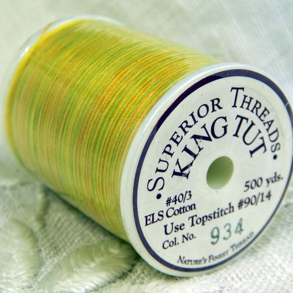 Nile Delta King Tut Cotton Quilting Thread 3-Ply 40wt 500yds Superior Threads By the Spool