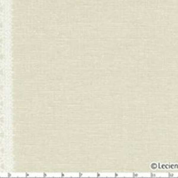 Whitewash Lecien Quilt Fabric Linen Texture Meg Hawkey Designer 100% Cotton 30291-11  By the Yard